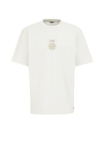 WE Fashion, Hommes T-Shirt, beige / nude / ivoire / olive