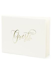 partydeco Gästebuch Momente der Ewigkeit creme