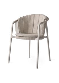 Lagrasse Stuhl Chair Outdoor Vipp mit Sitz und Rückenkissen