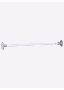 HEINE HOME Witt Garderobe, weiß-grau, Größe H/B/T 4,5x47-80x8 cm, 80% Metall, 20% Kunststoff