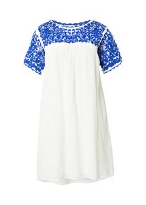Lollys Laundry Sommerkleid 'Yugida' Damen Gr&ouml;&szlig;e 34 blau / wei&szlig;