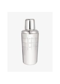 Christofle Cocktailshaker Versilbert Graphik silberfarben