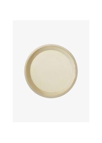 ferm LIVING Servierplatte Erena hellbeige