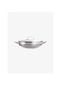 Le Creuset Wok 3 Ply stahlgrau