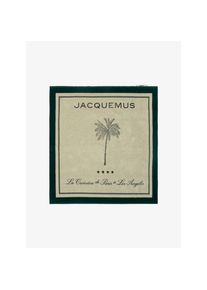 Jacquemus Badetuch grün/klein gemustert