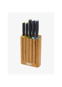 Joseph Joseph Joseph Messerblock bestückt 5 tlg. Elevate buche