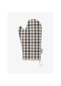 Tori Murphy Ofenhandschuh Dresser Check dunkelbraun kariert