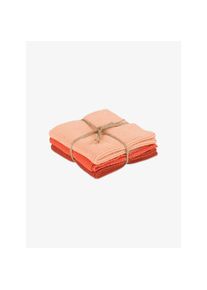 Solwang Lot de 3 lavettes framboise