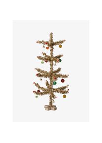 Maileg Puppenzubehör Weihnachtsbaum, Gold Rote und grüne Dekoration