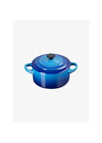 Le Creuset Mini Br&auml;ter Metallics Collection azurblau