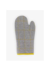 Globus Ofenhandschuh Checks dunkelgrau kariert