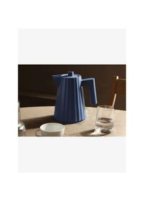 Alessi Wasserkocher Plisse blau