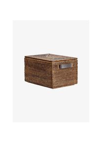 Decor Walther Basket Box mit Deckel braun