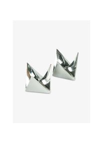 Alessi Eierbecher Roost silberfarben