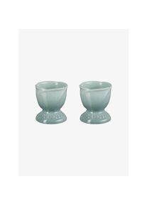 Le Creuset Eierbecher 2er Set Jardin blaugrau