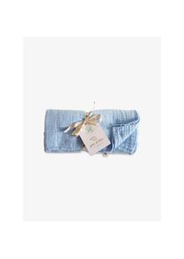 Petit Stellou Schmusedecke Nooshi Blanket pastellblau