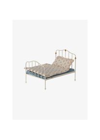 Maileg Puppenzubehör Bett, Maus Off white