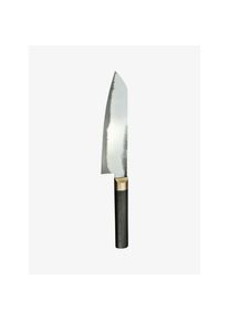 Lilienstahl Messer Santoku dunkelbraun
