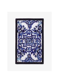 Dolce Gabbana Casa Strandtuch Mediterranean Blue blau/klein gemustert