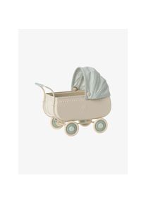 Maileg Puppenzubehör Kinderwagen, Micro Blau