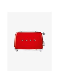 Smeg 4 Schlitz Toaster 50 Style rot