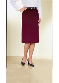 Damen Bleistiftrock bordeaux