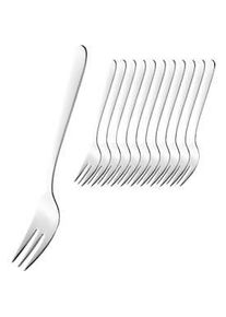 Esmeyer Tina Kuchengabel-Set 12er Pack aus Edelstahl 18/0, poliert, 15,0 cm Länge