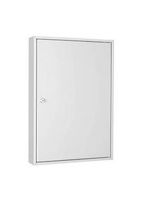 format Schlüsselschrank S 100, B 300 x T 80 x H 450 mm, bis zu 100 Schlüssel, lichtgrau