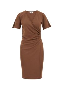 WE Fashion Kleid Damen, cappuccino, Größe M