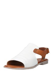 Mustang, Femmes Sandales, cognac / blanc naturel