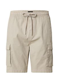 QS, Hommes Pantalon cargo, beige fonc&eacute;