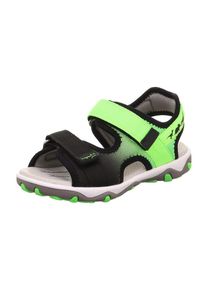 Superfit, Garçons Chaussures ouvertes 'Mike 3.0', vert fluo / noir