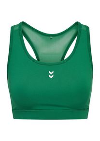 Hummel, Femmes Soutien-gorge de sport 'Pulse', vert / blanc