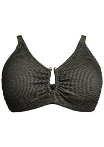 Swim by Zizzi, Femmes Hauts de bikini 'Slina', vert foncé