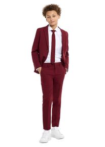 OppoSuits Teen Blazing Burgundy Anzug f&uuml;r Jugendliche