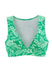 Venice Beach, Femmes Hauts de bikini, vert / blanc cass&eacute;