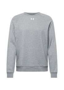 Under Armour Sportsweatshirt 'Rival' Herren, graumeliert / weiß, Größe S
