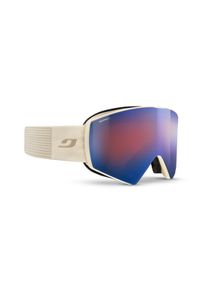 Julbo J7751 | Maschere da sci unisex | Montatura: Policarbonato beige | Colore del vetro: arancione specchiata argento