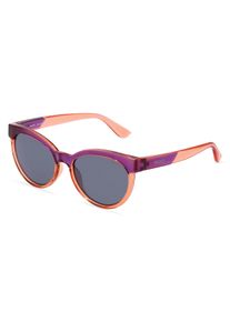 Mexx EYES 5242 | Lunettes de soleil unisexe| Cat-Eye | Monture: Plastique lilas orange | Couleur du verre: gris