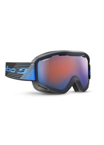 Julbo J7511 | Skibrillen Unisex | Fassung: Polycarbonat Schwarz Blau | Glasfarbe: Orange Vollfarbig