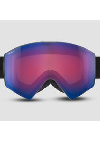 Julbo J7761 | Lunettes de ski hommes | Monture: Polycarbonate vert noir | Couleur du verre: orange miroir argenté
