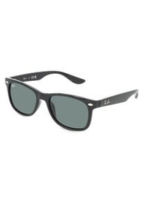 Ray Ban Junior Ray-Ban Junior RJ 9052S NEW WAYFARER | Kinder-Sonnenbrille | Eckig | Fassung: Kunststoff Schwarz | Glasfarbe: Grün