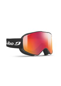 Julbo J7731 | Maschere da sci unisex | Montatura: Policarbonato nero | Colore del vetro: rosso specchiata rossa