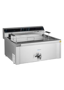 MBM Gastro Elektro Backwaren-Fritteuse Profi 37 Liter mit Ablasshahn, 400 V / Friteuse