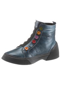 Gemini Witt Damen Stiefelette, jeansblau, Größe 37, 100% Glattleder