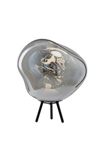 Melt Large LED tragbare Boden-/Hängeleuchte Silber Tom Dixon