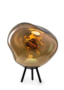 Melt Large LED tragbare Boden-/Hängeleuchte Gold Tom Dixon