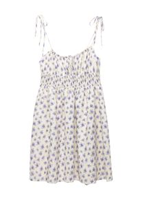Pull&Bear Pull&bear Kleid Damen Gr&ouml;&szlig;e 36 hellblau / lila / schwarz / wei&szlig;