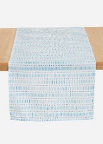 Tischläufer mit Streifendruck in blau | 150x40 cm | bonprix