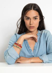 Armband (4er Pack) in rot, Grösse Onesize, bonprix